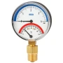 Wika Bimetal Thermomanometer, 100.0X, 100.1X, For Pressure And Temperature Measurement, Ns 63 [2 ½